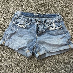 boyfriend jean shorts